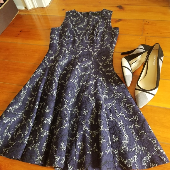 Ivanka Trump Floral Fit and Flare Dress - Picture 5 of 15